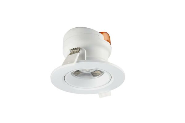 Schwenkbarer LED Einbaustrahler 3000 Kelvin warmweiß 10W Ø105mm 36° dimmbar