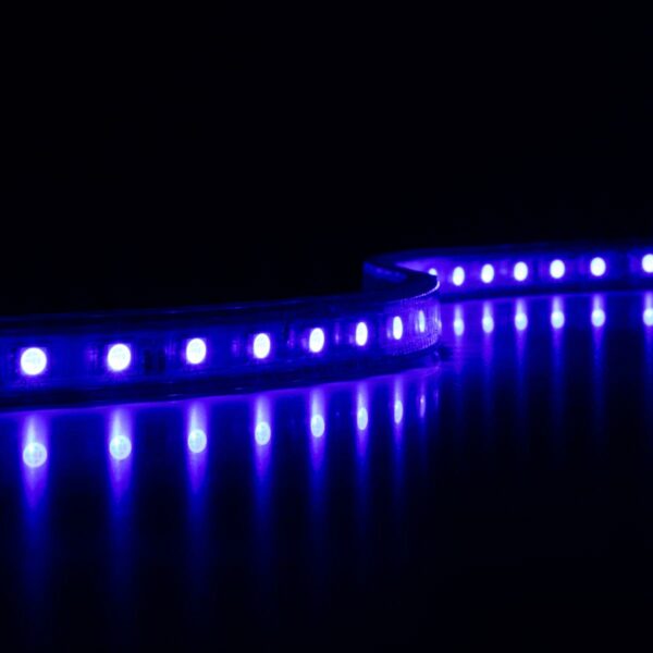 230 Volt RGB LED Streifen 15 Meter | IP44 | 8 Watt/m | 60LED/m | 14mm