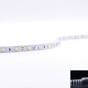 LED Strip kaltweiß 6000 Kelvin 12 Volt 5 Meter 4,8W/m 60LED/m 8mm IP20