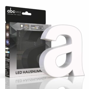 Hausnummer a mit LED Beleuchtung