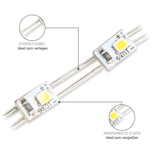 LED Modulkette neutralweiß zum Vergiessen 4500 Kelvin 12 Volt