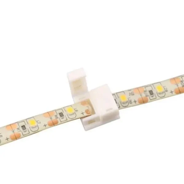 LED Streifen Schnellverbinder 2-polig 8mm für silikon-ummantelte Streifen