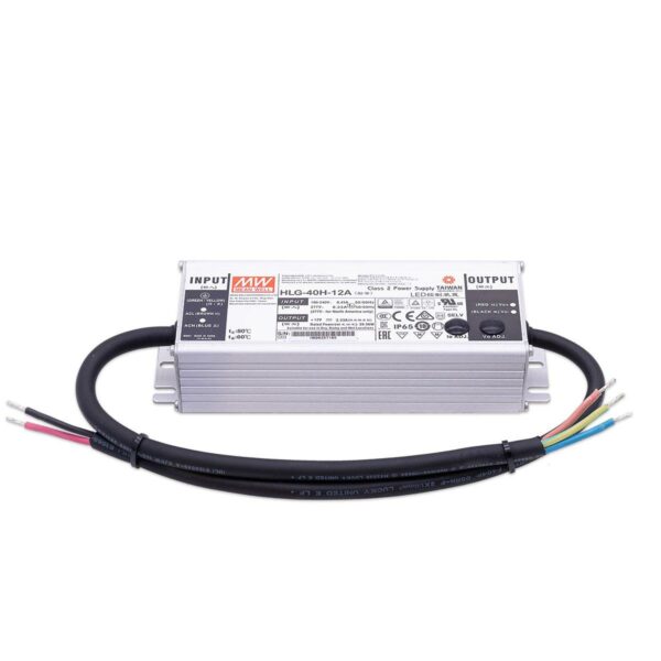 12 Volt Netzteil Mean Well HLG-40H-12A 40 Watt 3.3A IP65 Schaltnetzteil CV