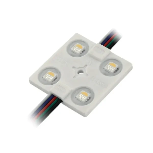 12 Volt RGBW LED Modul 1,44 Watt 120° IP65 RGB+3000K