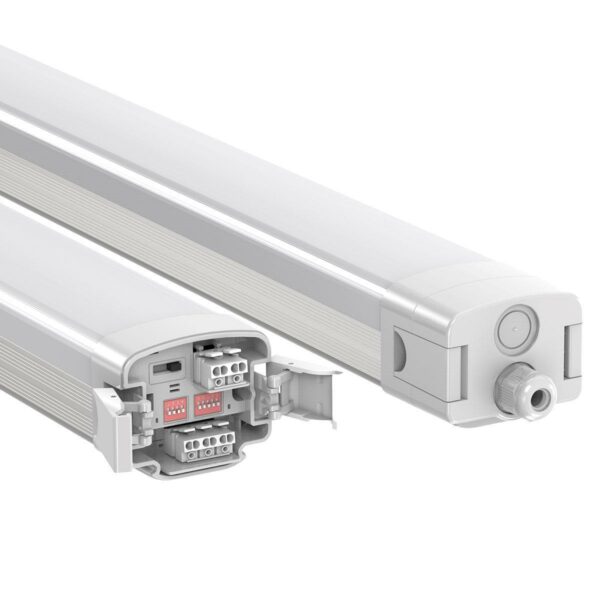 120 cm LED Feuchtraumleuchte PRO+ 40 Watt CCT mit Bewegungsmelder