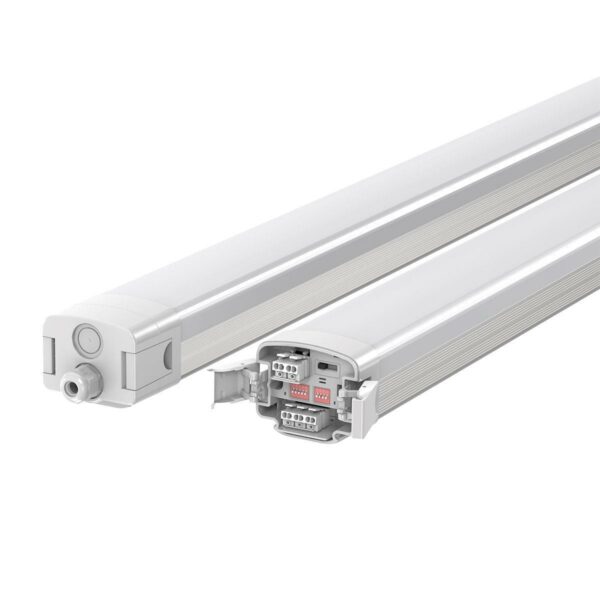 120 cm LED Feuchtraumleuchte PRO+ 40 Watt CCT mit Bewegungsmelder