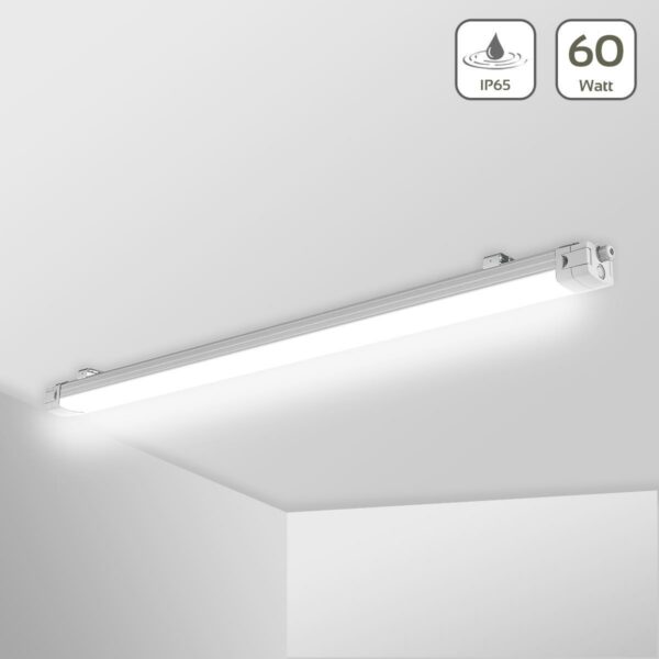 150cm LED Feuchtraumleuchte PRO+ 60W CCT 3000 4000 6000 Kelvin