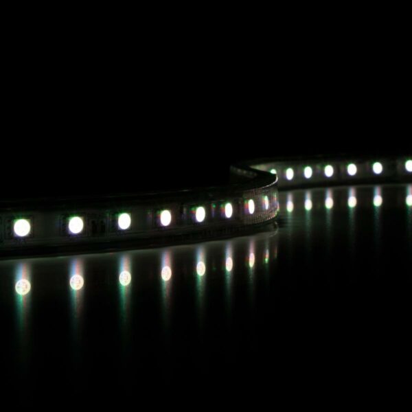 230 Volt RGB LED Streifen 50 Meter | IP44 | 8 Watt/m | 60LED/m | 14mm