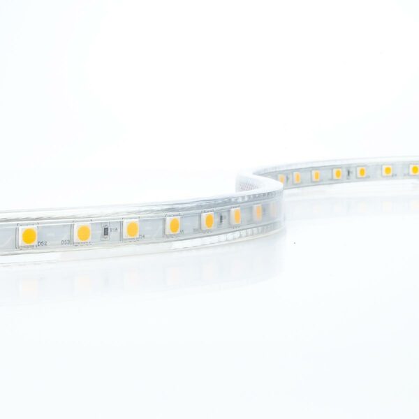 230V LED Streifen warmweiß 8W/m 60LED/m 14mm IP44 3000 Kelvin