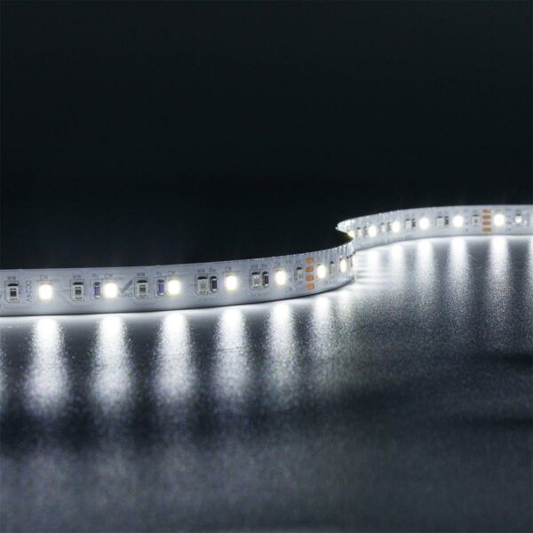 24 Volt CCT LED Streifen einstellbare Lichtfarbe 5 Meter 18W/m 120LED/m 12mm IP20 2500 - 6000 Kelvin