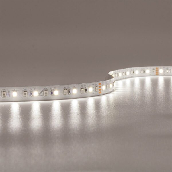 24 Volt CCT LED Streifen einstellbare Lichtfarbe 5 Meter 18W/m 120LED/m 12mm IP20 2500 - 6000 Kelvin