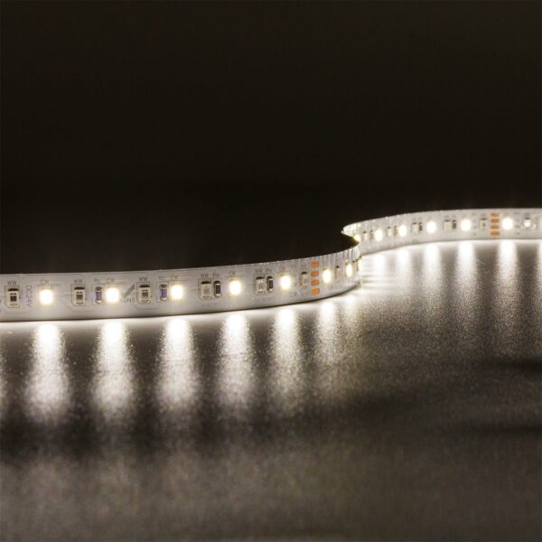 24 Volt CCT LED Streifen einstellbare Lichtfarbe 5 Meter 18W/m 120LED/m 12mm IP20 2500 - 6000 Kelvin