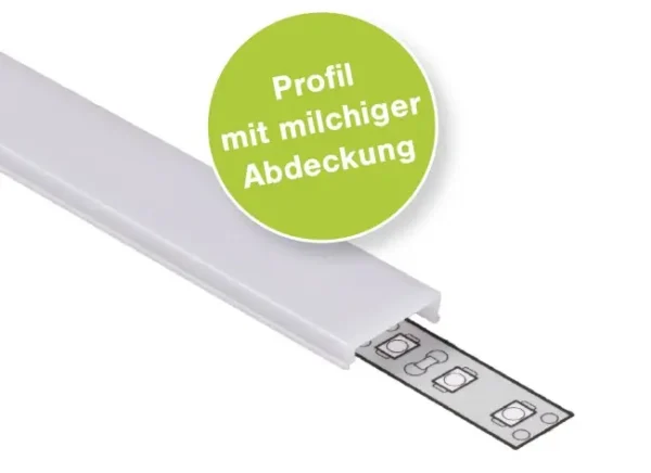 Alu Fugen-Profil eloxiert 18x6mm opal 200cm