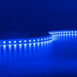 Blauer LED Streifen | 5 Meter | 24 Volt | 9,6 Watt | 120LED/m Schutzart IP20 für Innenanwendungen