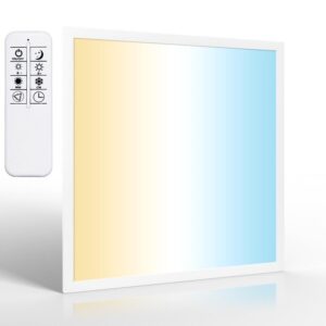 CCT LED Panel 62x62cm 40W 3000K-6000K mit Fernbedienung