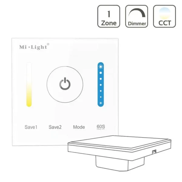 CCT LED Wandeinbau Dimmer Controller