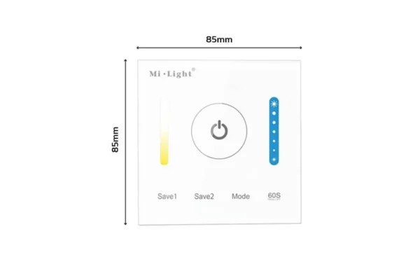 CCT LED Wandeinbau Dimmer Controller MiBoxer P2