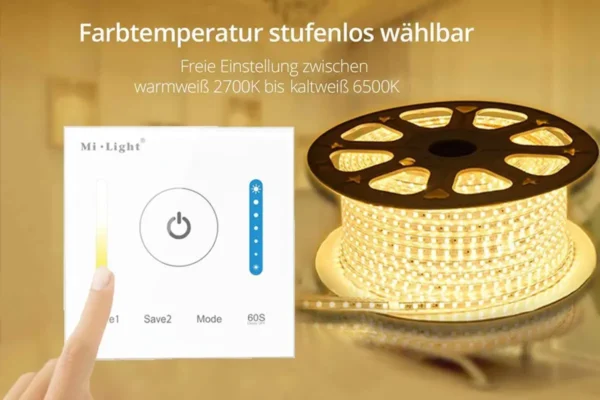 CCT LED Wandeinbau Dimmer Controller MiBoxer P2