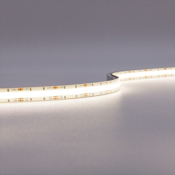 COB LED Streifen CCT 24 Volt dualweiß IP65 640LED/m 5 Meter 8W/m 10mm breit Lichtfarbe einstellbar Warm-Kaltweiß 2700-6500K