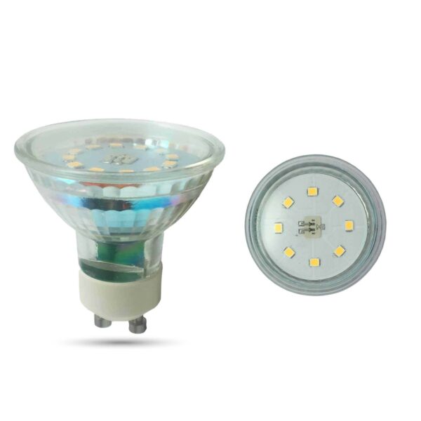 Eckiger GU10 LED Bodeneinbaustrahler warmweiß 2700 Kelvin 3 Watt IP67 230 Volt