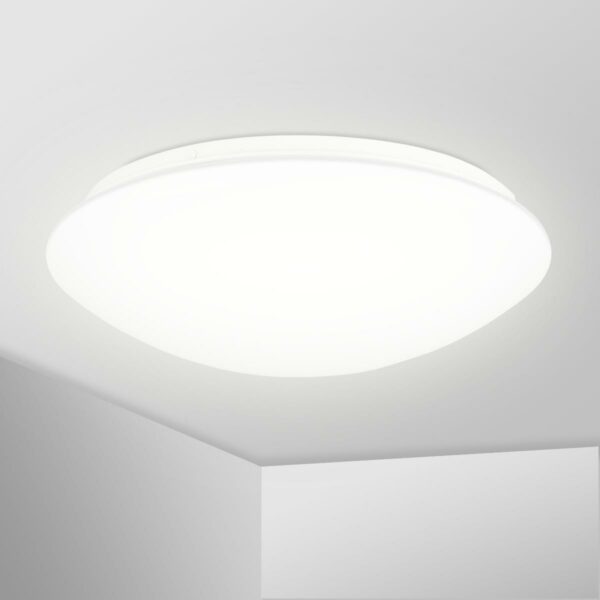 LED Deckenleuchte rund Ø290mm 4000 Kelvin 15 Watt neutralweiß IP20 1200lm