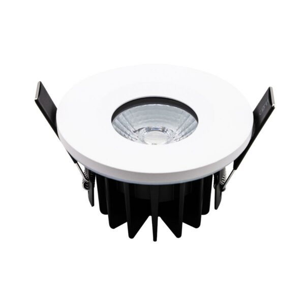 LED Einbaustrahler außen Dachüberstand weiß 230 Volt CCT IP65 68 mm