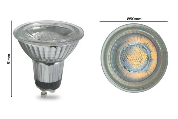 LED GU10 Leuchtmittel 40° neutralweiß 4000 Kelvin 440lm 5 Watt