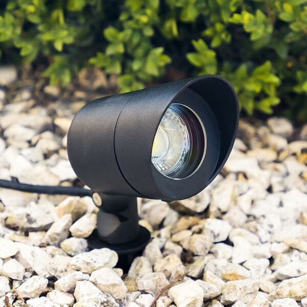 LED Gartenleuchte mit Erdspieß 230 Volt IP64 für GU10