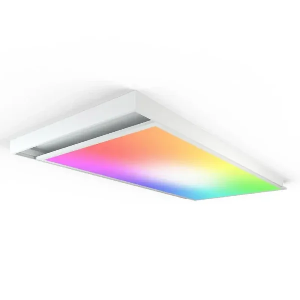 LED Panel Aufbaurahmen 120 x 60 cm in weiß