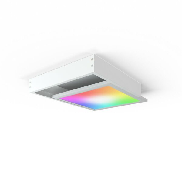 LED Panel Aufbaurahmen 30 x 30 cm in weiß