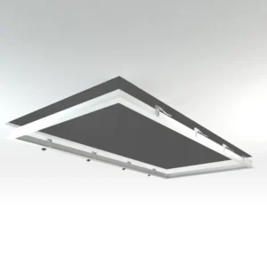 LED Panel Einbaurahmen 120 x 60 cm in weiß