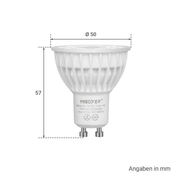 LED Spot GU 10 Spot RGB+CCT Wifi ready 4 Watt