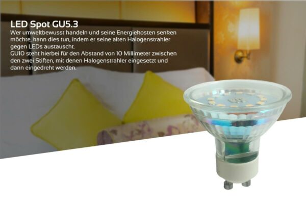 LED Spot GU10 5 Watt 4000 Kelvin 420lm 110° Neutralweiss