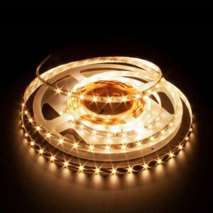 LED Streifen 10 Meter am Stück warmweiß 3000 Kelvin für draußen 4,8W/m 60LED/m 8mm IP65 24 Volt