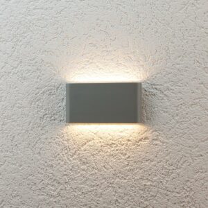 LED Wandleuchte in silber 12 Watt UP and DOWN 3000 Kelvin Schutzart IP54