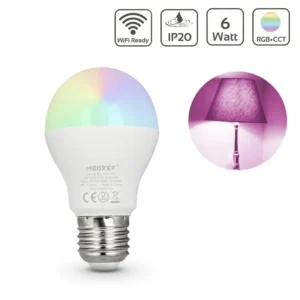 MIBOXER RGB+CCT Lampe E27 6W 2.4GHz WiFi ready