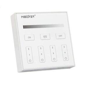 MiBoxer B1 Wandschalter Dimmer 2.4 GHz für einfarbige Beleuchtung Batteriebetrieb 3 Volt