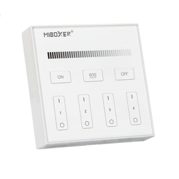 MiBoxer B1 Wandschalter Dimmer 2.4 GHz für einfarbige Beleuchtung Batteriebetrieb 3 Volt