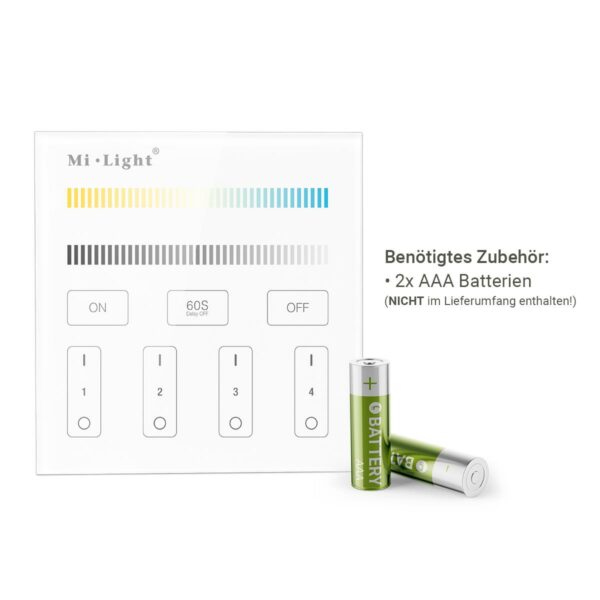 MiBoxer B2 Wandschalter 2.4 GHz für CCT Beleuchtung