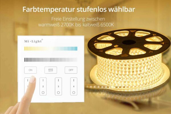 MiBoxer B2 Wandschalter 2.4 GHz für CCT Beleuchtung