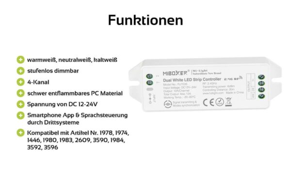 MiBoxer FUT035 M CCT LED Controller