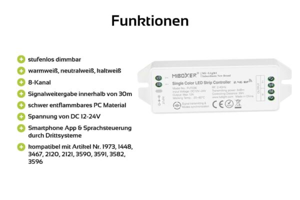 MiBoxer FUT036M LED Dimmer Controller