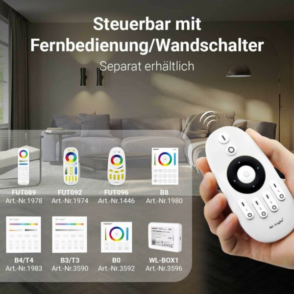 MiBoxer FUT039W RGB+CCT WIFI LED Controller 5 Kanal 12/24V WiFi Tuya