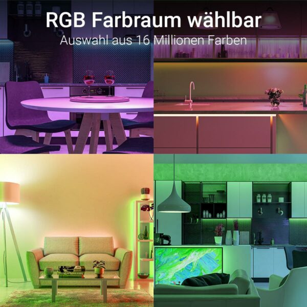 MiBoxer FUT092B RGB+CCT Fernbedienung schwarz 4 Zonen Dimmen