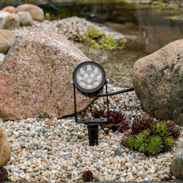 MiBoxer FUTC04 Runder RGB + CCT LED Gartenstrahler 6 Watt WiFi