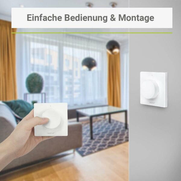 MiBoxer K1 Wandschalter Dimmer Dimmen Schalten batteriebetrieben