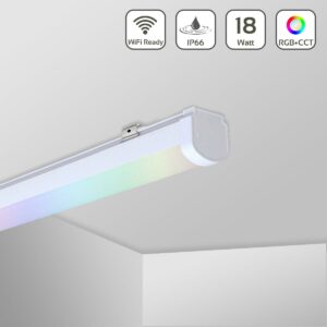 MiBoxer LL-1018 18W RGB+CCT LED Linear Light WiFi 230V IP66