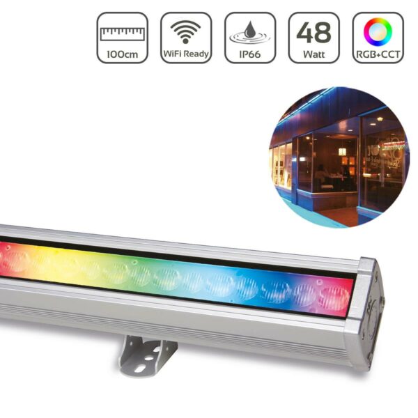 MiBoxer RL2-48 RGB+CCT LED Wallwasher Fassadenstrahler