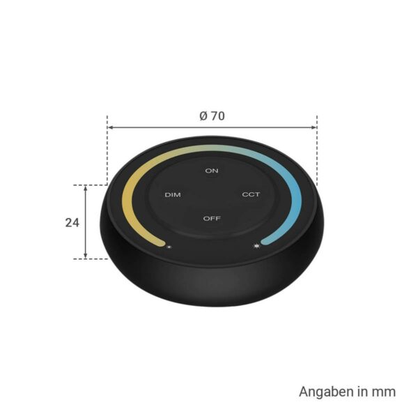 MiBoxer S1-W CCT Funk Wandschalter in schwarz oder weiß