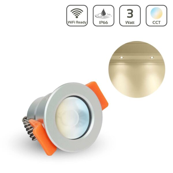 MiBoxer SL2 LED Spot CCT Dual Weiß 12V IP66 Lochmaß 33-36mm 3 Watt